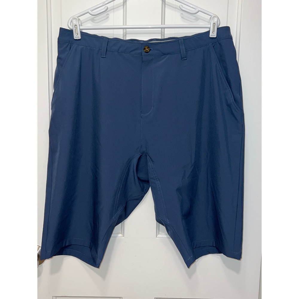 33,000ft Mens Performance Shorts Navy Blue Stretch Hiking Golf Size 42